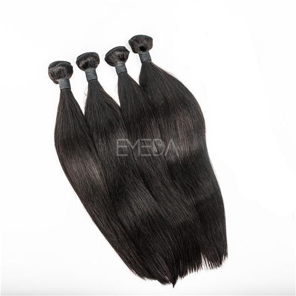 raw unprocessed natural color cheapest human hair extensions YJ192